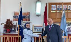 قرار رئيس جامعه الاسكندريه لتعيينها وكيلا لمعهد البحوث الطبيه لشئون خدمه المجتمع 