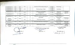 Exam schedule Spring 2026